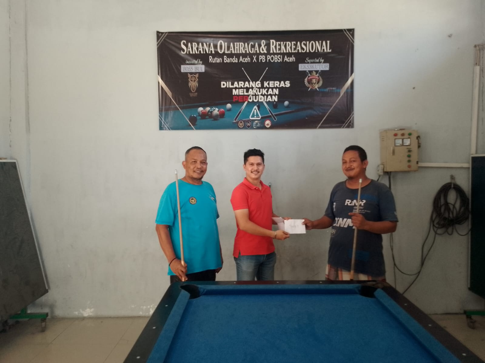 Rutan Banda Aceh Gelar Turnamen Billiard sebagai Sarana Rekreasi Positif bagi WBP