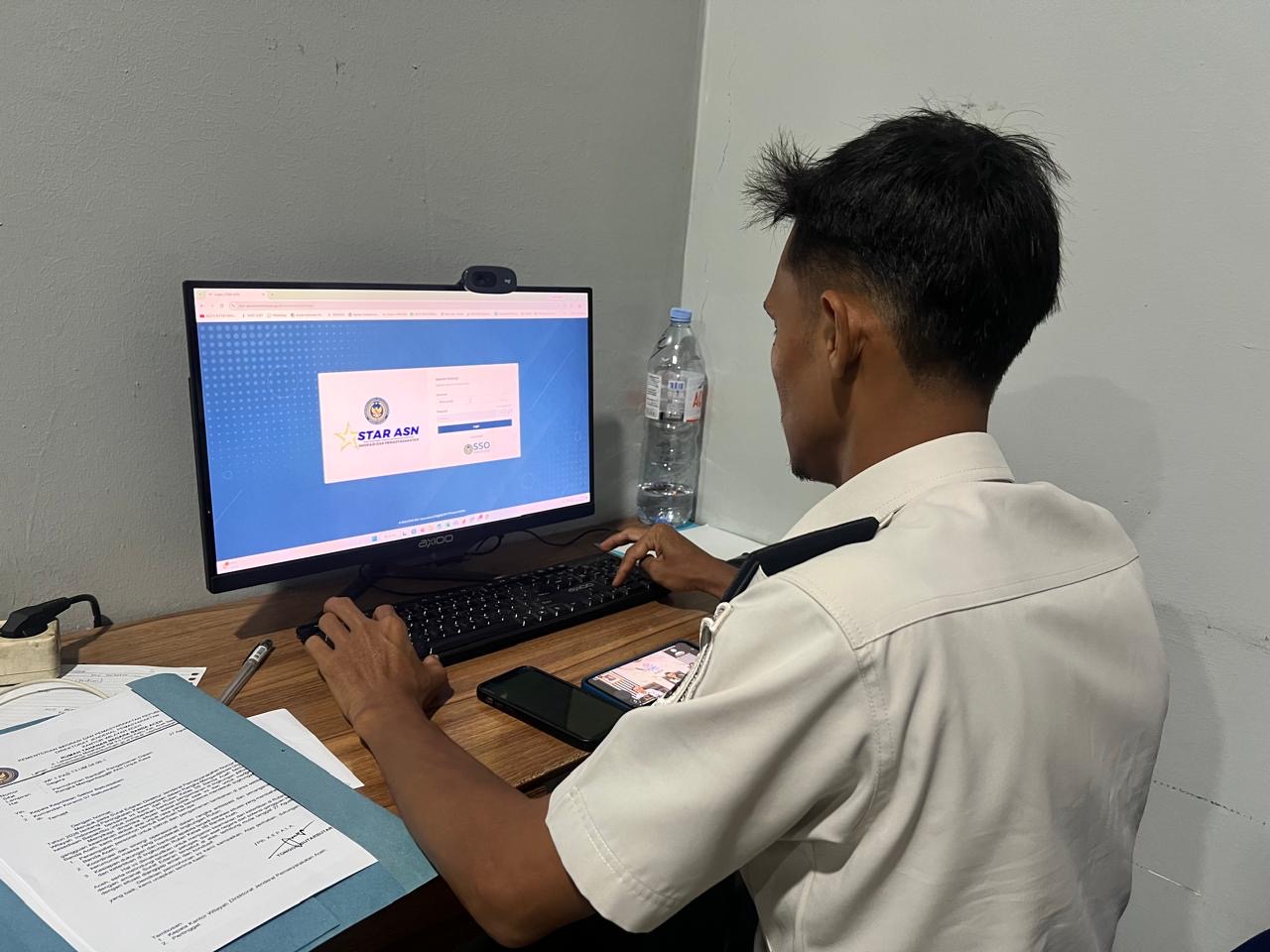 Cetak SDM Berkualitas, Rutan Kelas IIB Banda Aceh Intensifkan Pemantauan Kinerja Melalui Aplikasi STAR ASN