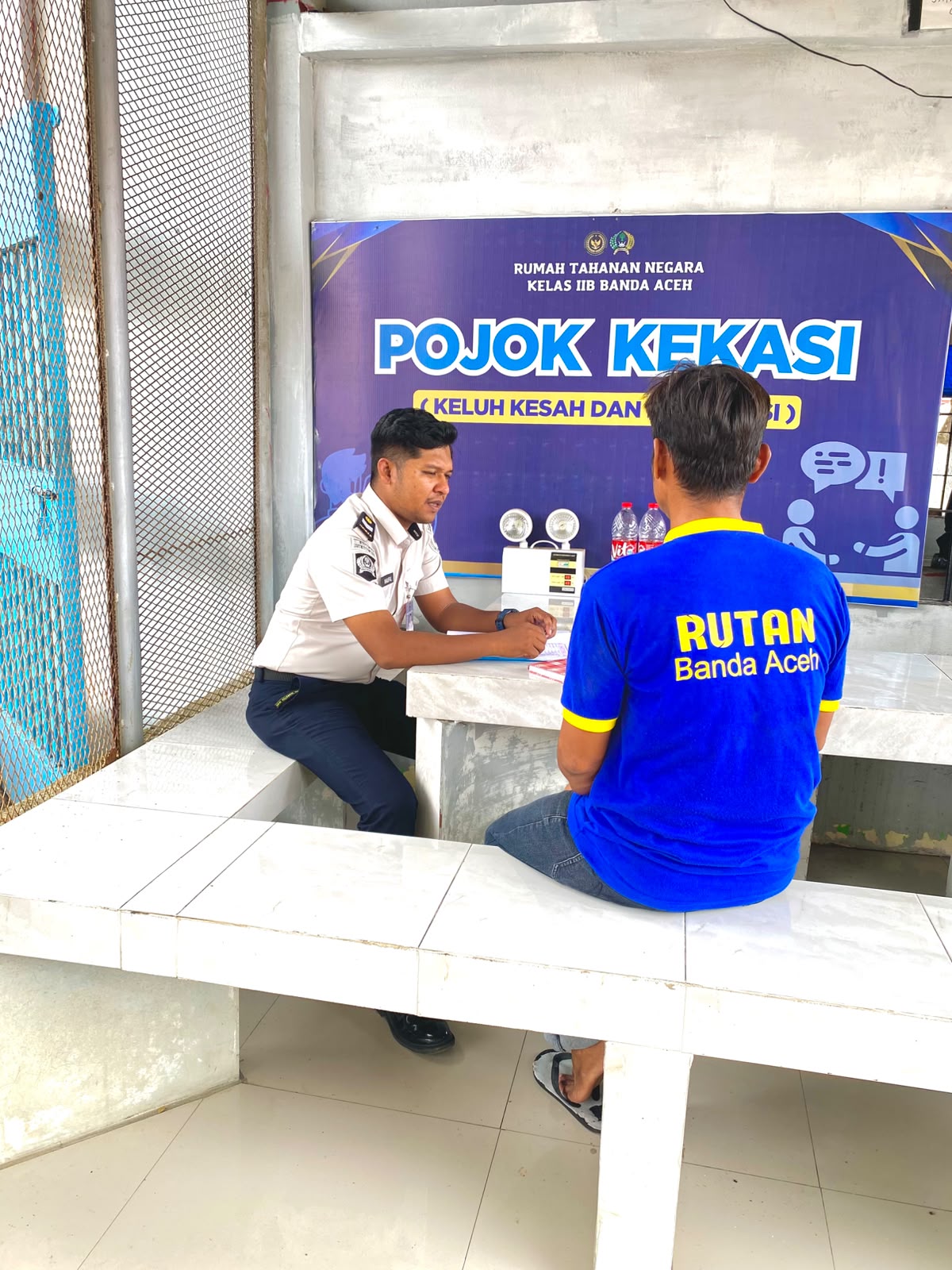 Pojok KEKASI, Wujud Pelayanan dan Ruang Aspirasi bagi Warga Binaan Rutan Banda Aceh