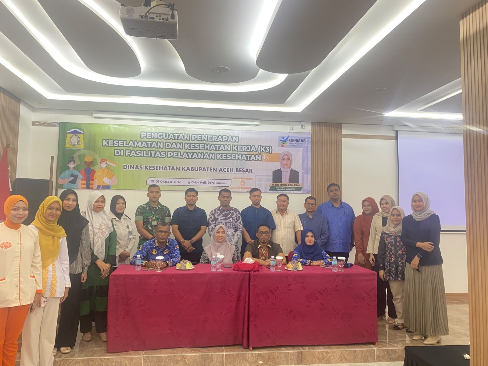 Tingkatkan Mutu dan Keselamatan Layanan Kesehatan, Dokter Rutan Banda Aceh Ikuti Pertemuan Penguatan Penerapan K3 Bersama Dinkes Aceh Besar
