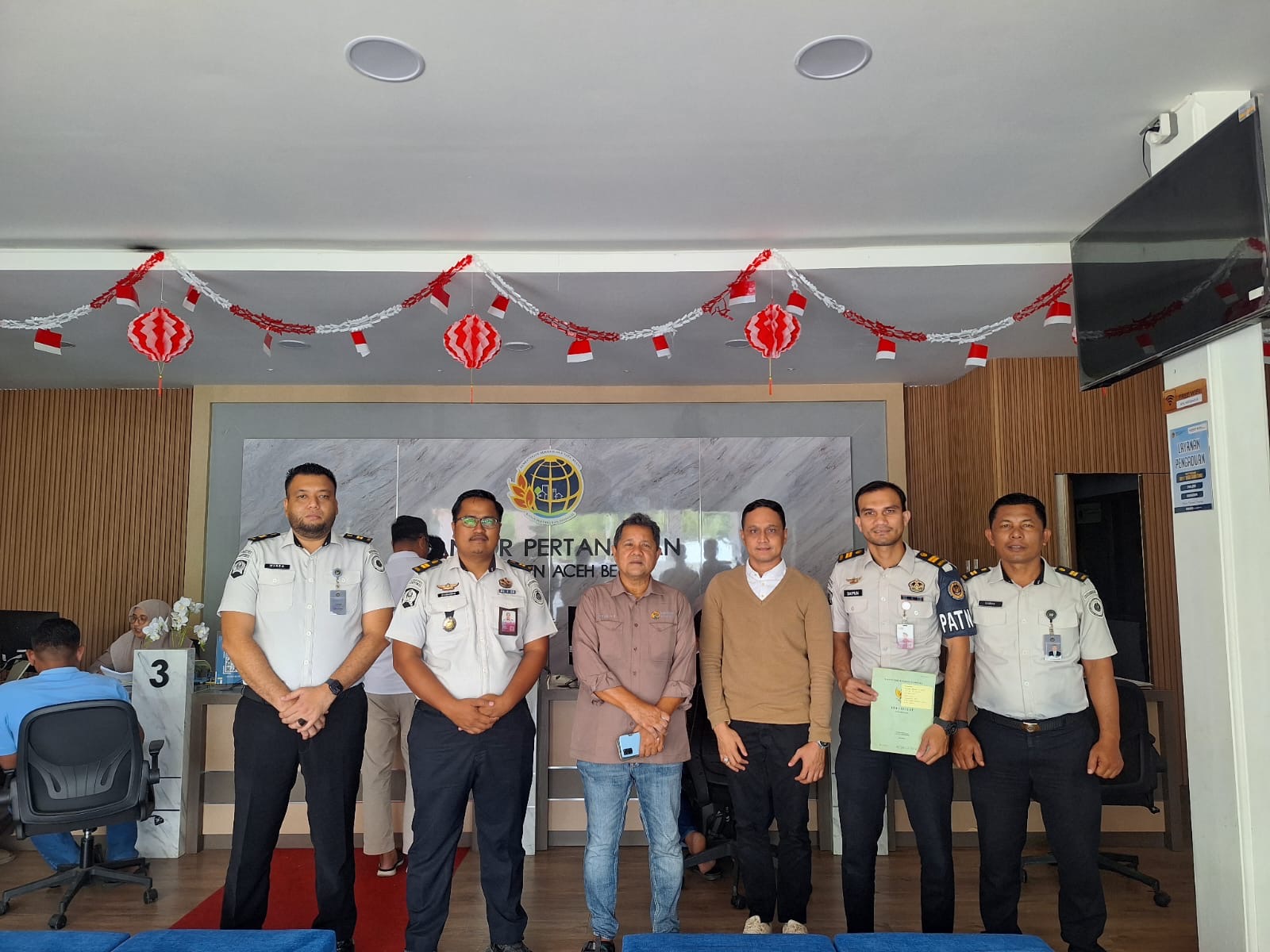 Optimalisasi Tata Kelola Aset Negara, Pengelola BMN Rutan Banda Aceh Koordinasi Terpadu Bersama BPN Aceh Besar